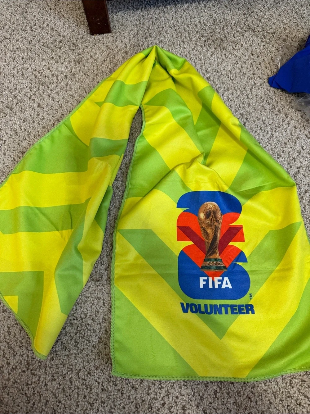 FIFA Volunteer Bright Multi-Color Scarf & Wrap